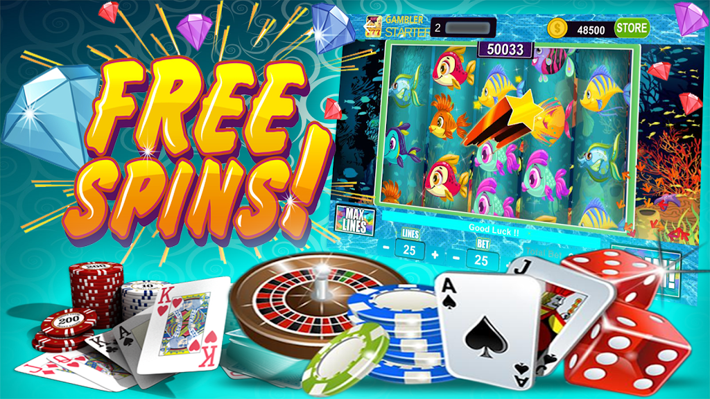Gold Fish - Casino Slots Machines screenshot 1