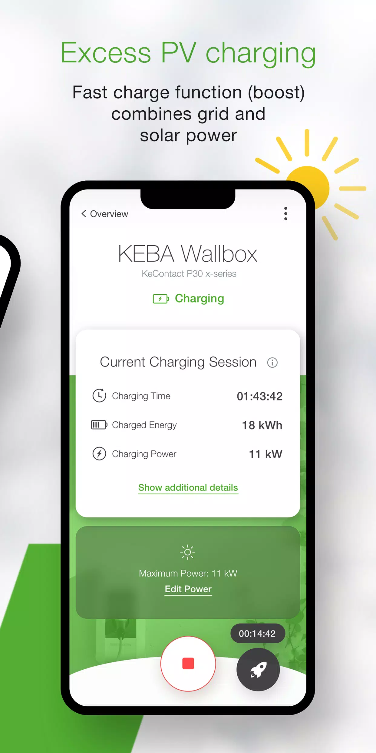 KEBA eMobility App ảnh chụp màn hình 4