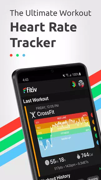 FITIV Pulse Heart Rate Monitor Screenshot 1