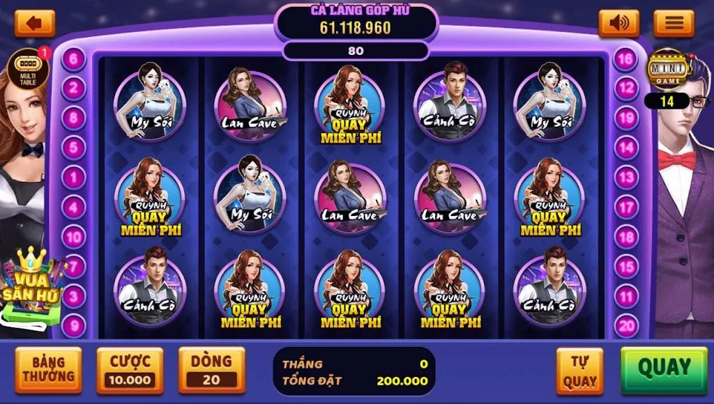 VinVip - No Hu, Xeng, Slots phat loc স্ক্রিনশট 3