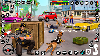 Police Dog Crime Chase Game 3D स्क्रीनशॉट 3