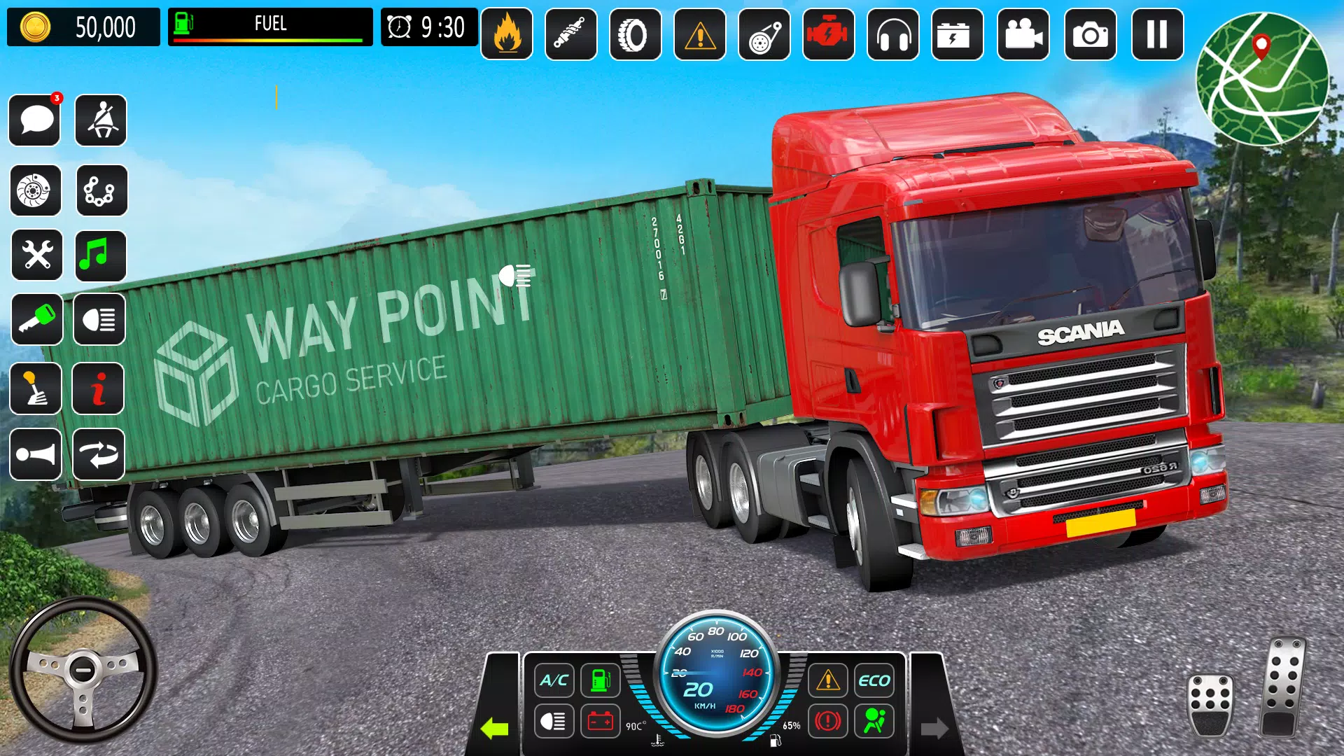 Mountain Truck Driving Games स्क्रीनशॉट 2