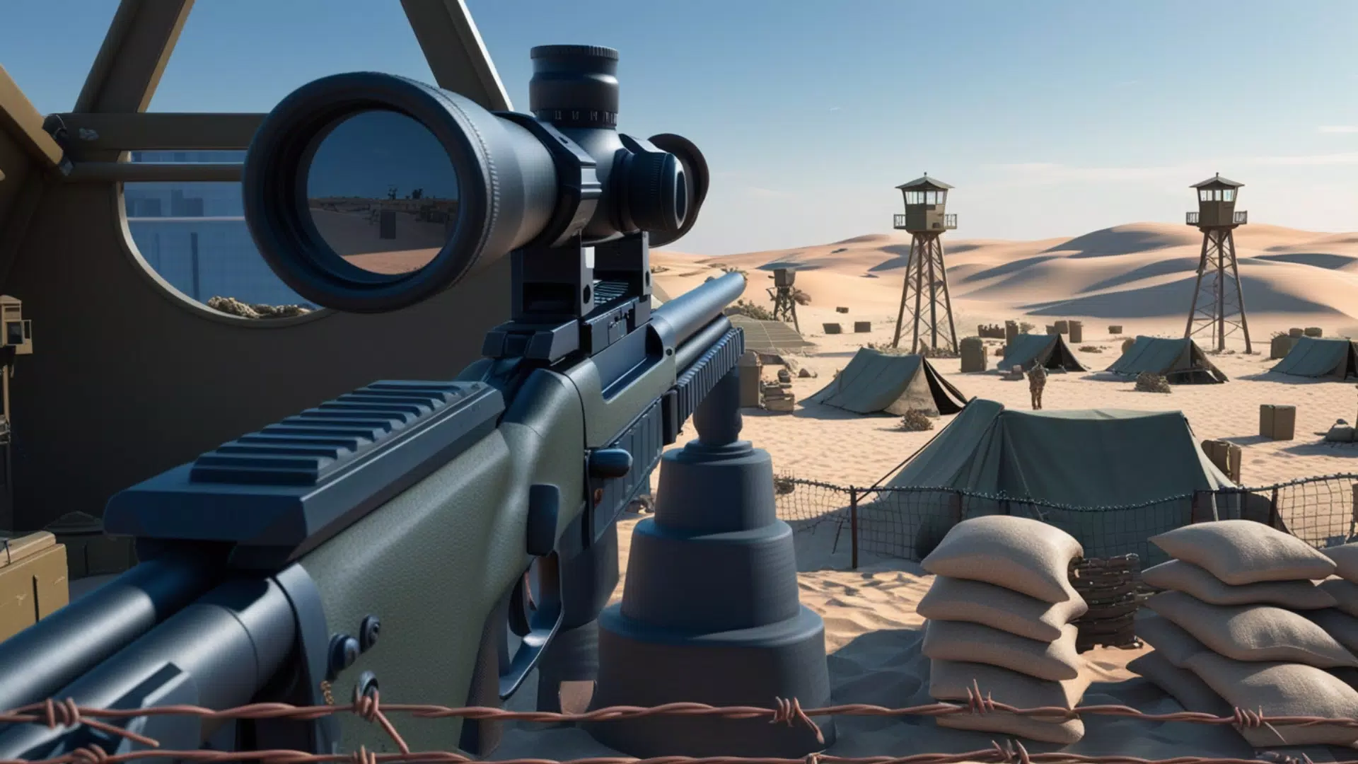 Sniper X : Desert Hunt FPS 3D ảnh chụp màn hình 1