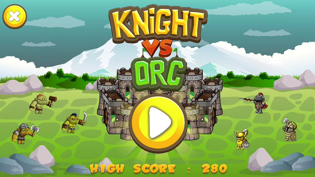 Knight vs Orc экрана 1