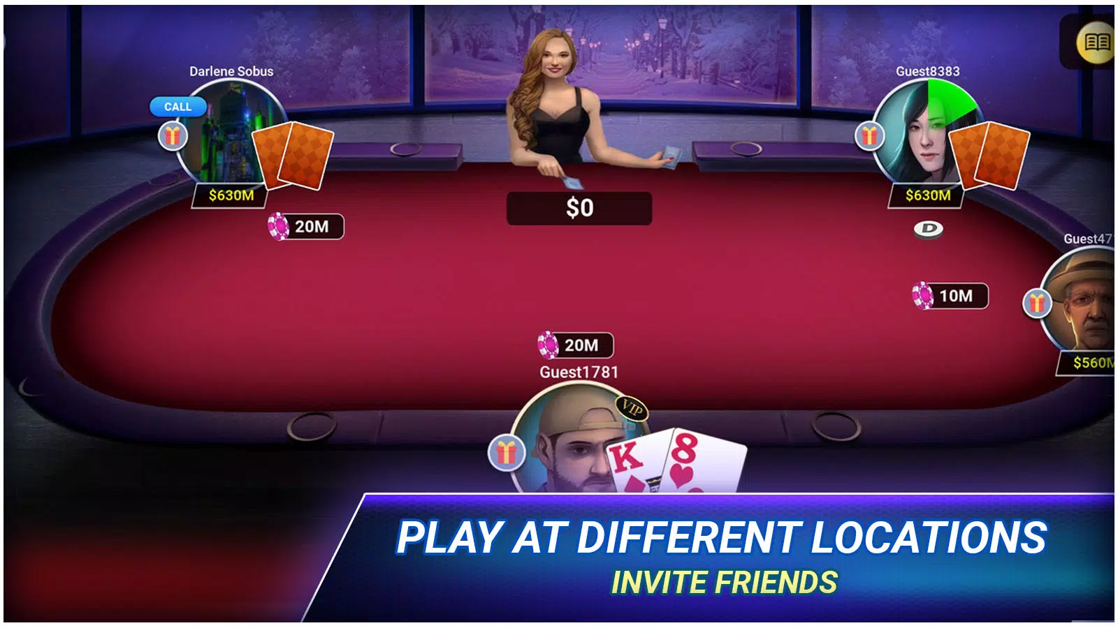 Poker Multiplayer by Zmist ảnh chụp màn hình 3