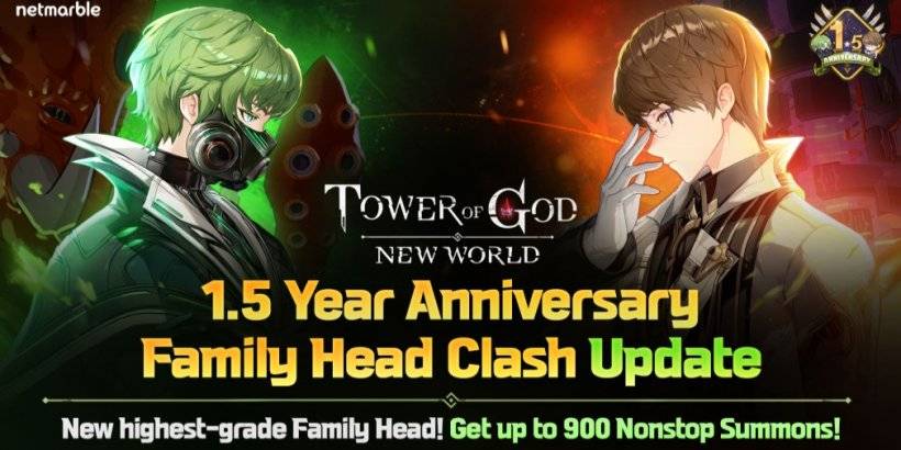 Tower of God: Ang Bagong Mundo ay nagmamarka ng 1.5 milestone na may koponan, pagdaragdag ng kaganapan