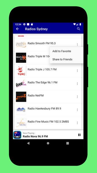 Radio App Australia: FM Online Capture d'écran 3