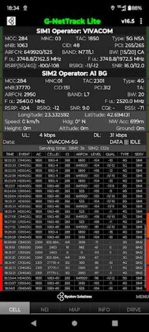 G-NetTrack Lite Captura de tela 1