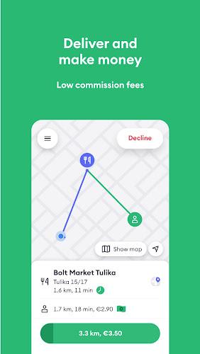 Bolt Food Courier Screenshot 1