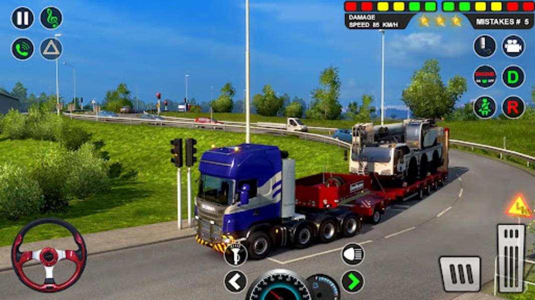 Europe Truck Simulator Driving captura de pantalla 