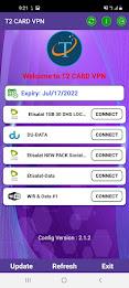 T2 CARD VPN স্ক্রিনশট 2