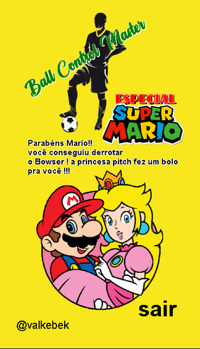 ball control master especial super mario captura de pantalla 