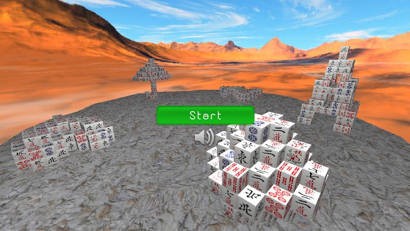 Mahjong Cubic 3D Captura de tela 1