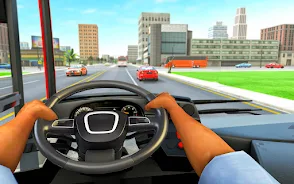 Bus Driving Sim- 3D Bus Games экрана 2