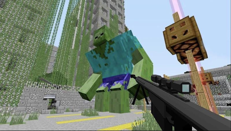 Minecraft: Zombie and Mutant captura de pantalla 