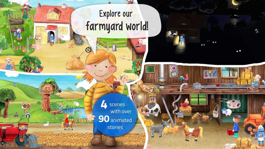 Toddler's App: Farm Animals ekran görüntüsü 1