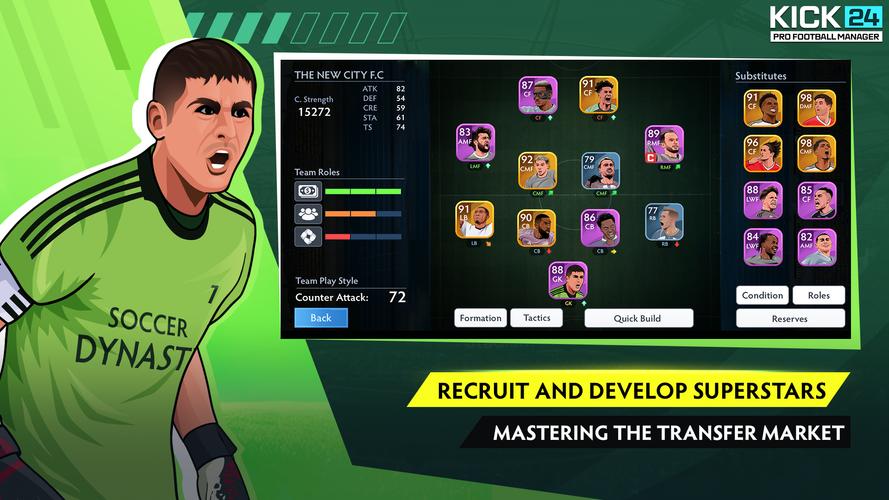 KICK 24: Pro Football Manager Screenshot 3