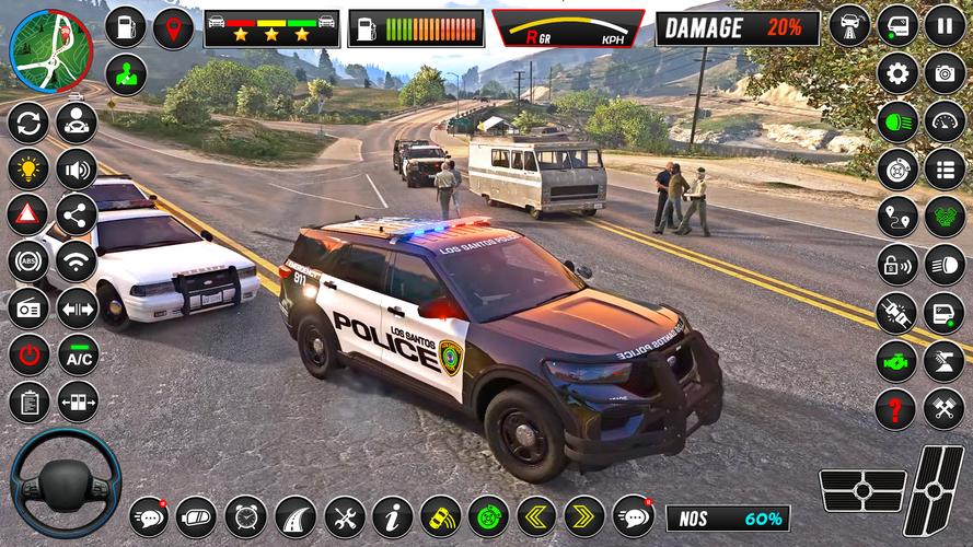 City Police Cop Car Driving 3D экрана 1