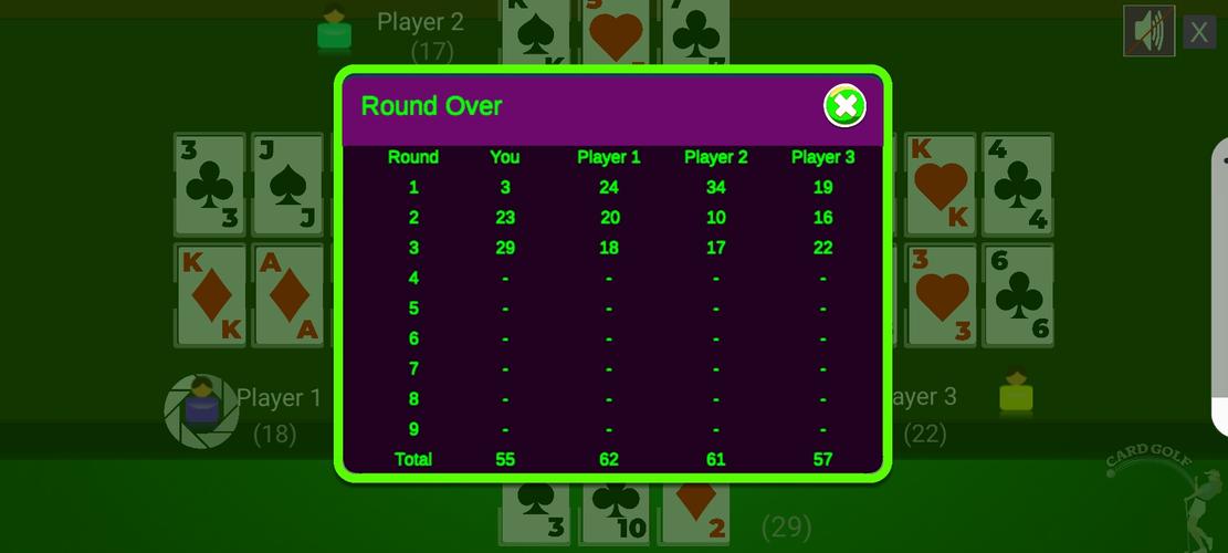 Card Golf экрана 3