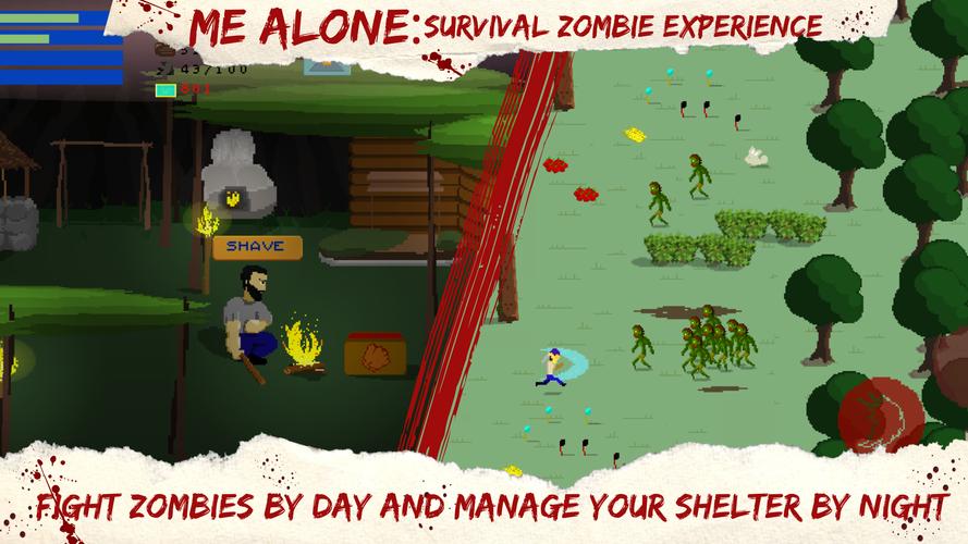 Me Alone: Survival Zombie Expe Screenshot 1
