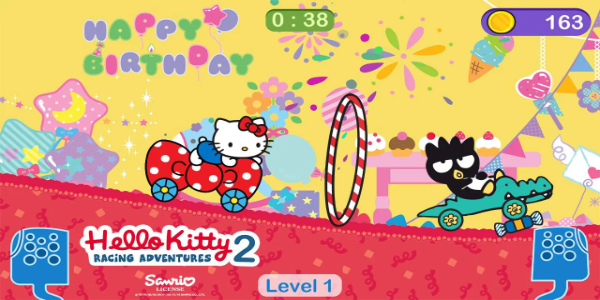Hello Kitty games - car game screenshot 3