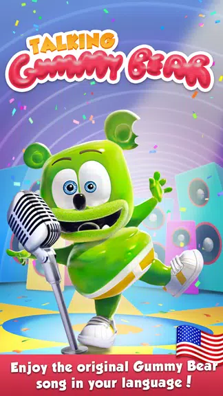 Talking Gummy Bear Kids Games screenshot 1