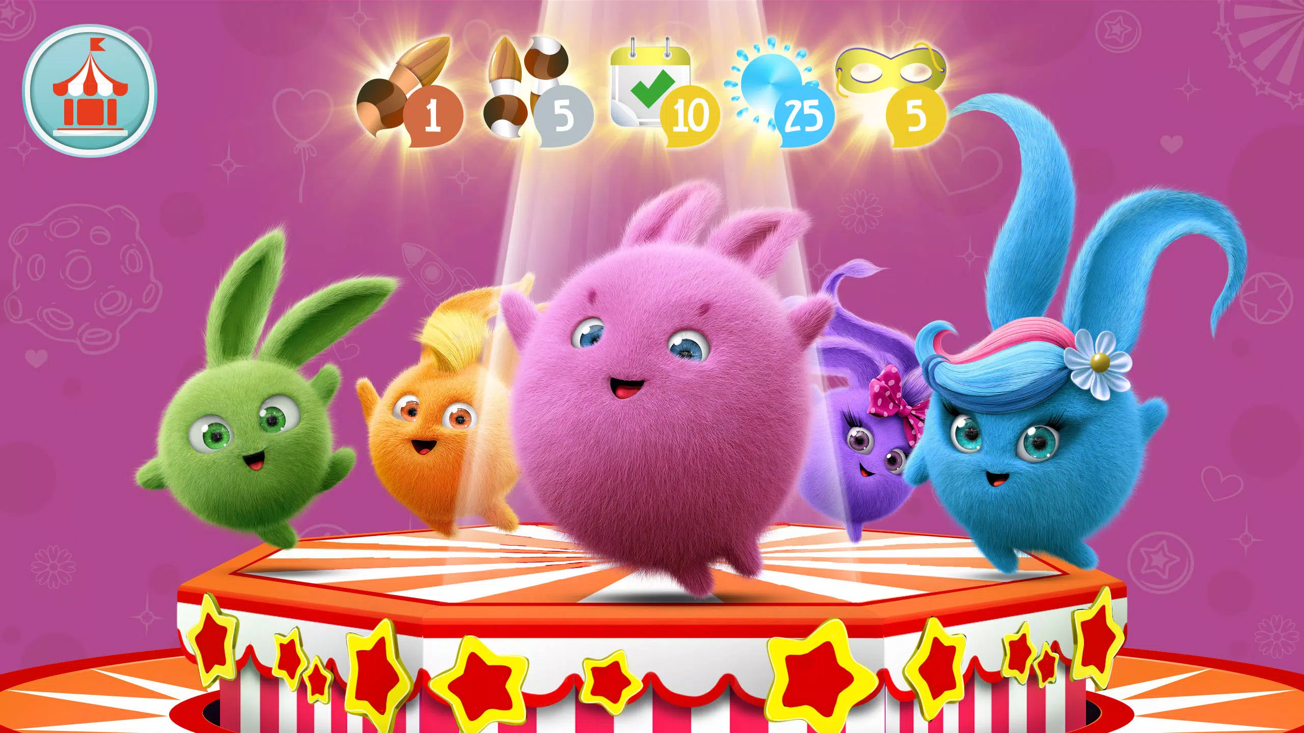 Sunny Bunnies: Coloring Book screenshot 4