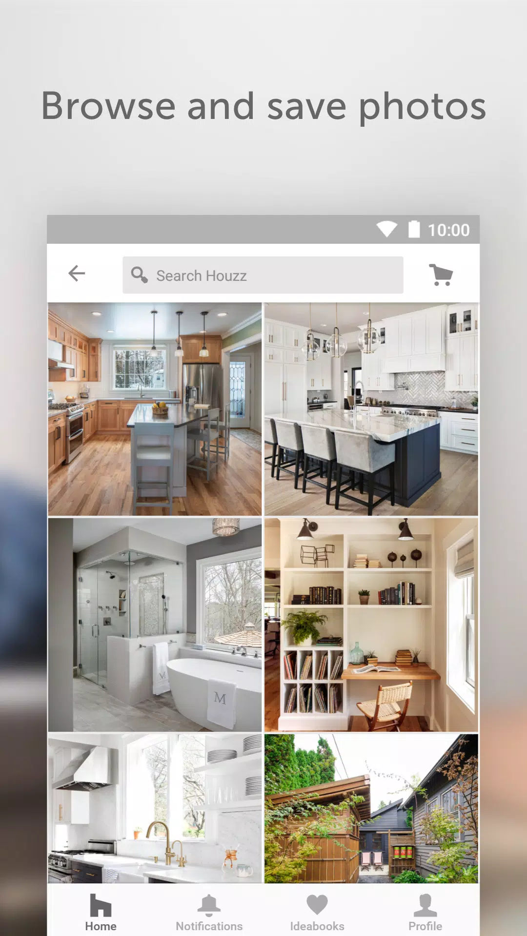 Houzz captura de pantalla 