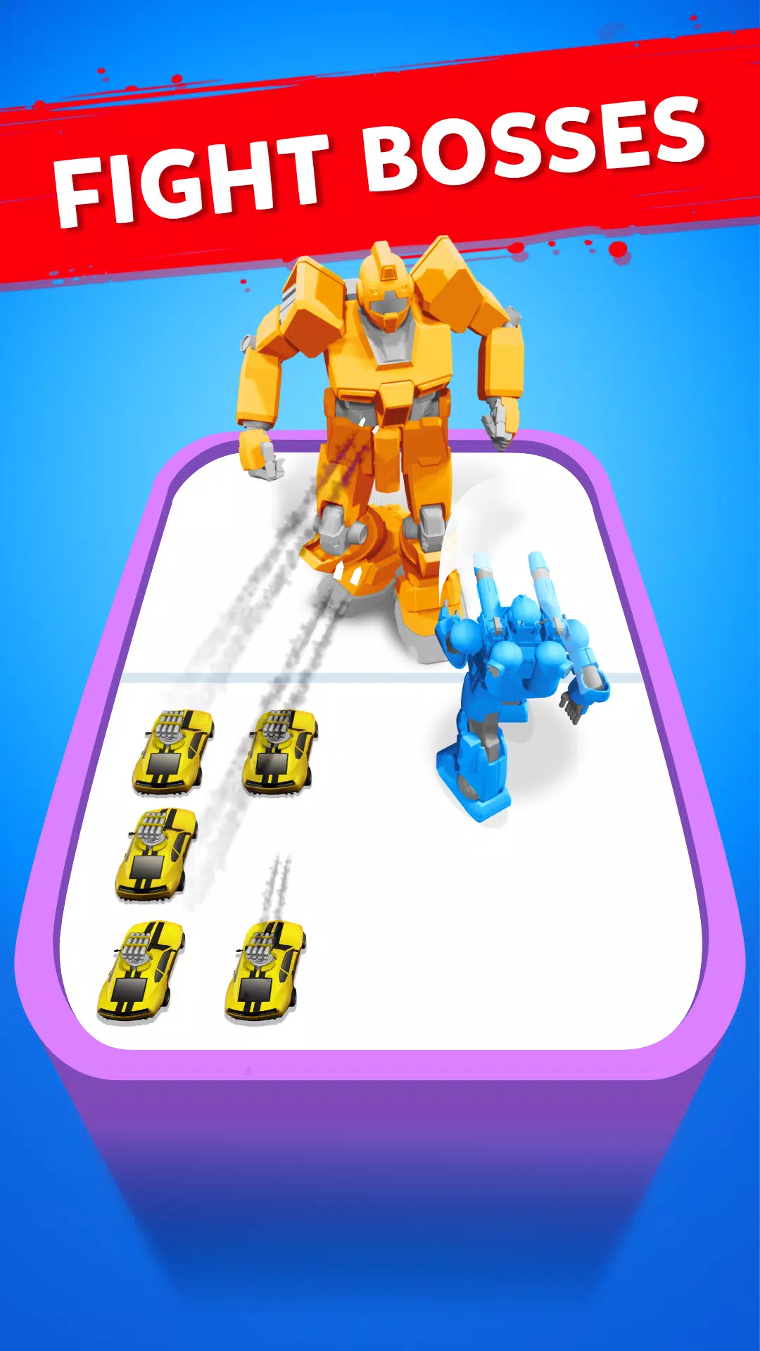 Robot Merge Master: Car Games экрана 3
