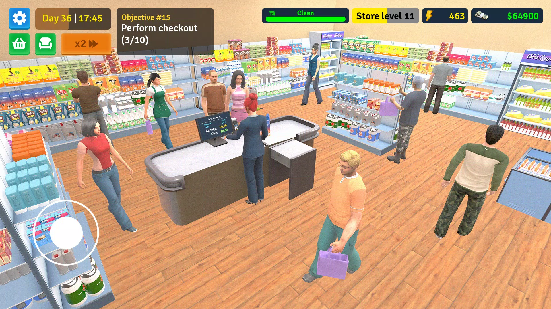 Supermarket Simulator Store экрана 2