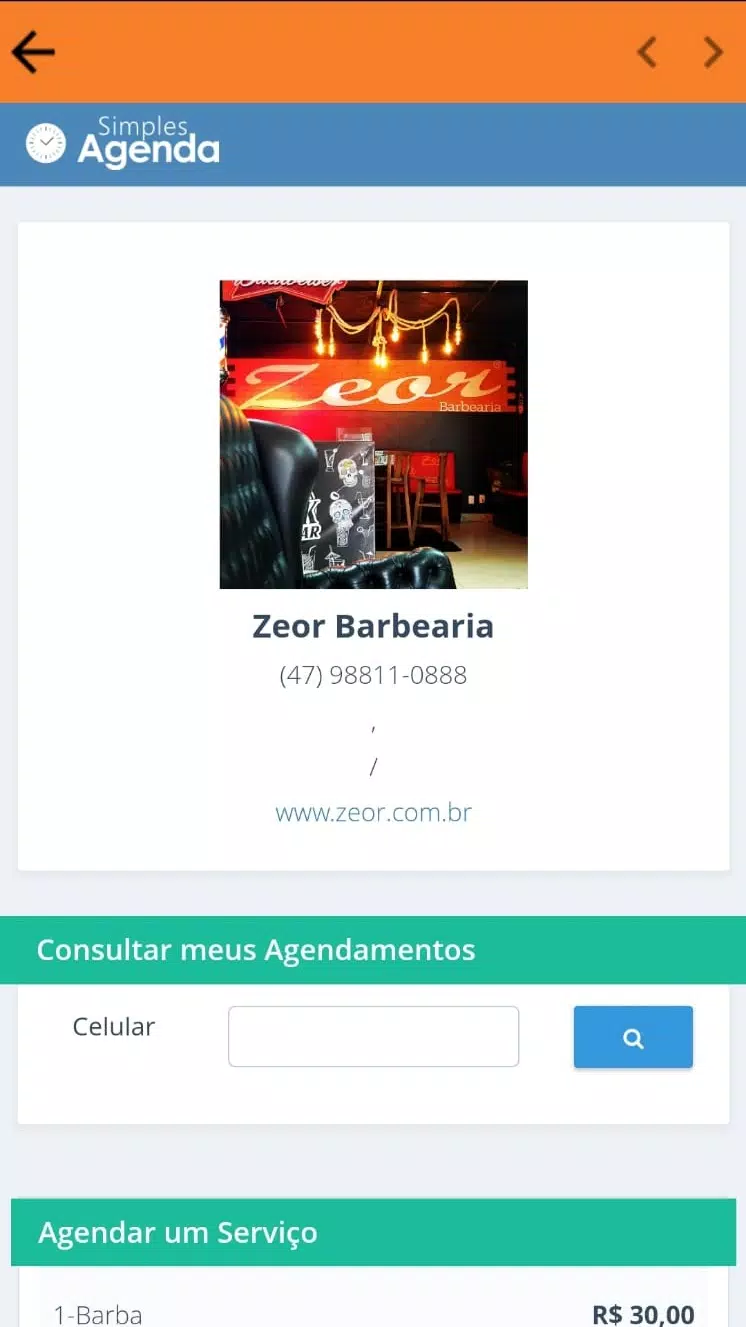 ZEOR Barbearia screenshot 4