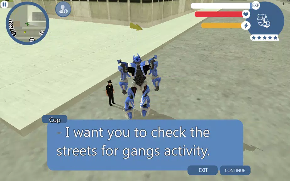 Screenshot Supercar Robot 1