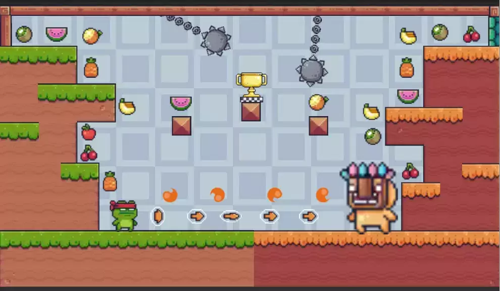 Super Frog Hero Pineapple Screenshot 1