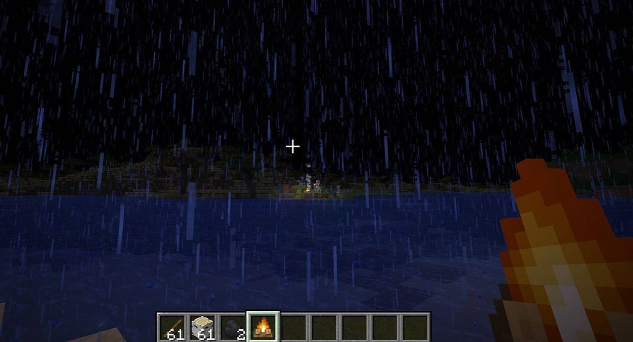 Fogueira em Minecraft