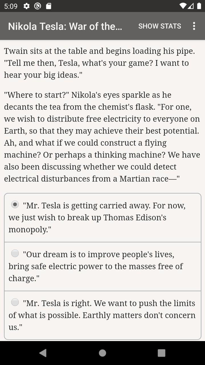 Tesla: War of the Currents captura de pantalla 