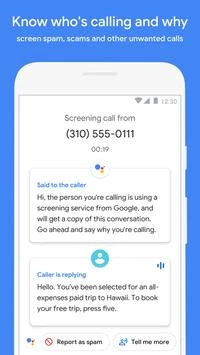 Phone by Google ဖန်သားပြင်ဓာတ်ပုံ 2