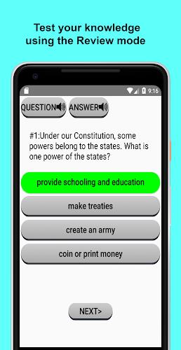 US Citizenship Test 2023 screenshot 3