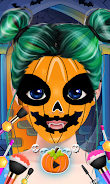 Cute Girl Halloween Makeup Art ảnh chụp màn hình 2