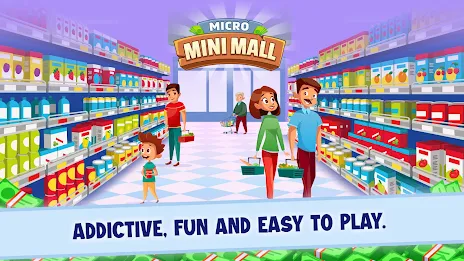 Mini Micro Mall - Tycoon Game ảnh chụp màn hình 2