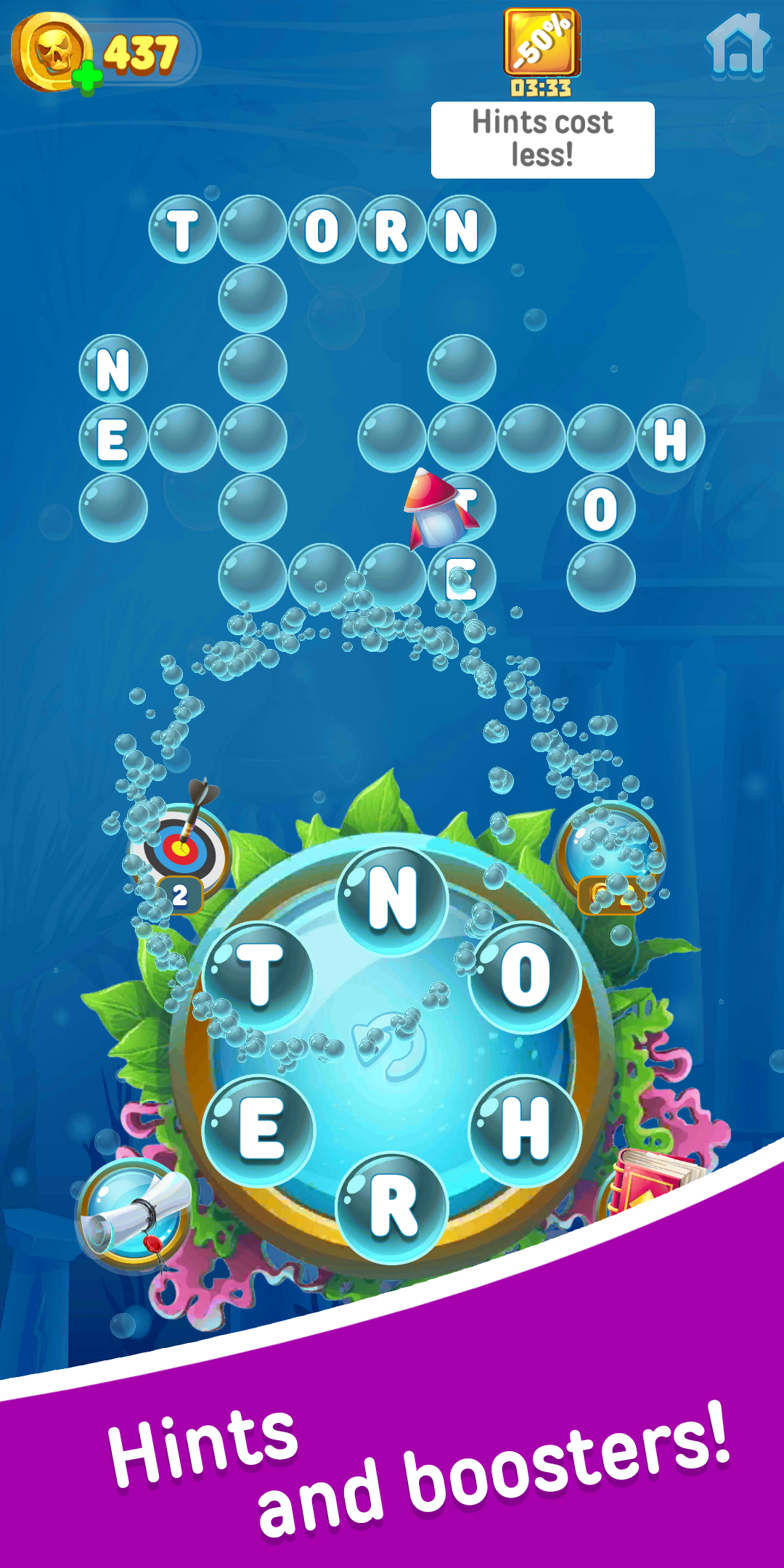 Gold for words: anagram games Screenshot 3