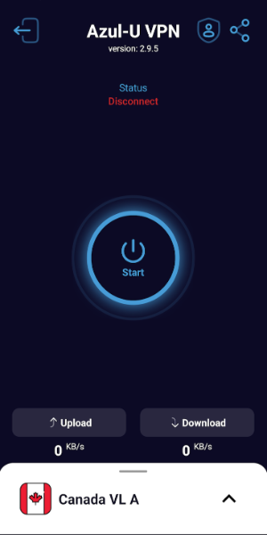 Azul VPN Mod Screenshot 2