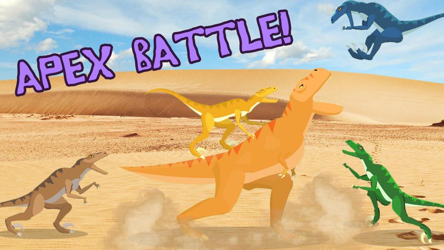 T-Rex Fights Raptors Screenshot 1