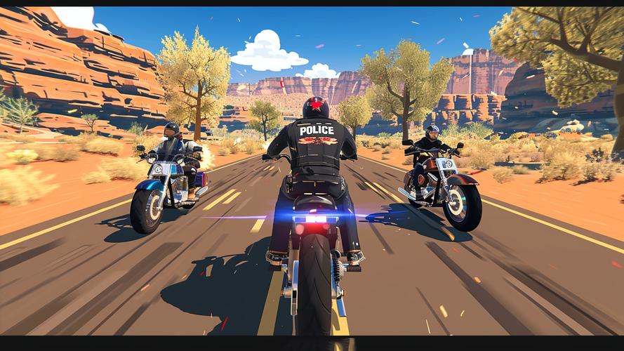 Police Bike Pursuit Highway应用截图第3张