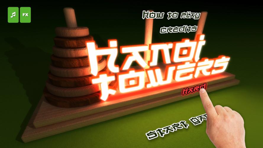 The Hanoi Towers Lite экрана 1