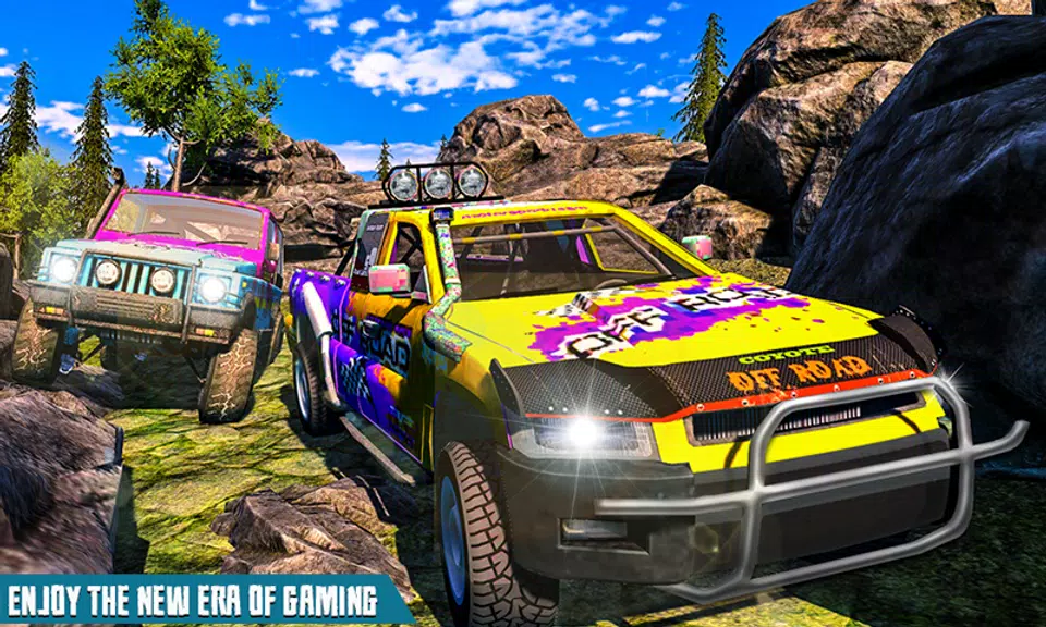 Monster 4x4 Offroad Jeep Stunt Racing 2019应用截图第4张