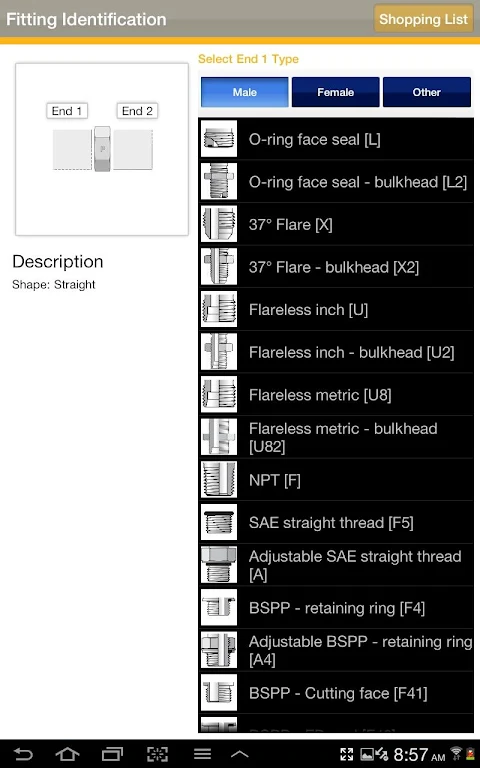 Fitting Finder screenshot 2