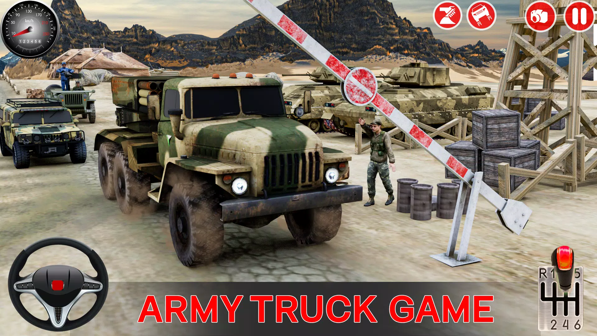 Army Car Games Truck Driving Screenshot 2