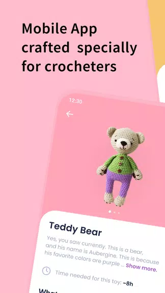 Crochet row counter & patterns screenshot 1