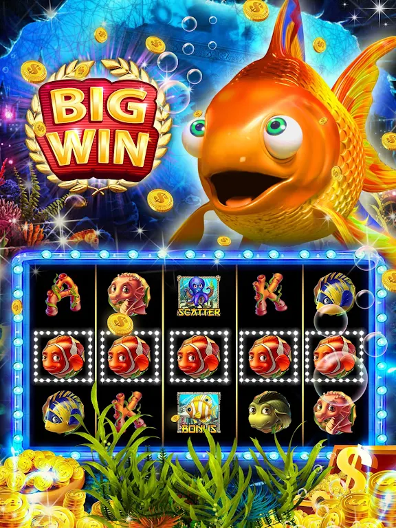 Goldfish Slots: Free Golden Casino Slot Machines captura de pantalla 