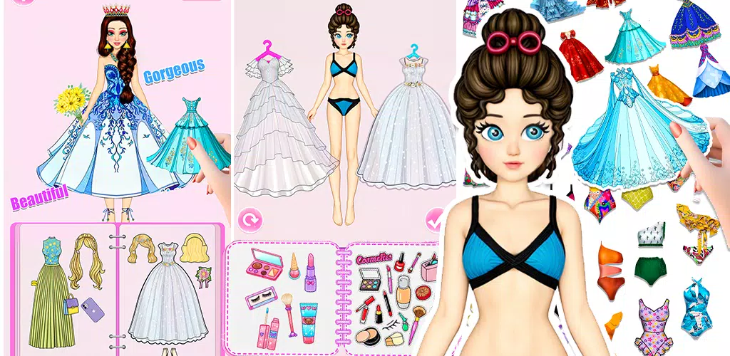 Paper Doll: Dress Up DIY Game स्क्रीनशॉट 1